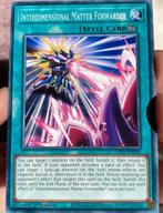 Yu-Gi-Oh! Interdimensional Matter Forwarder INFO 1st Edition, Verzenden, Zo goed als nieuw, Losse kaart