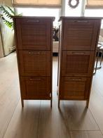 2 kastjes met lades, Huis en Inrichting, Kasten | Ladekasten, Ophalen, Minder dan 50 cm, Gebruikt, 3 of 4 laden