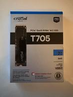 Crucial T705 2TB PCIe Gen5 NVMe M.2 SSD, Computers en Software, Harde schijven, Ophalen, Intern, Nieuw, Desktop