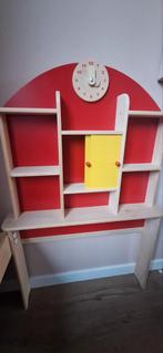 Houten Speelgoed Winkel met Klok, Ophalen, Gebruikt, Toebehoren