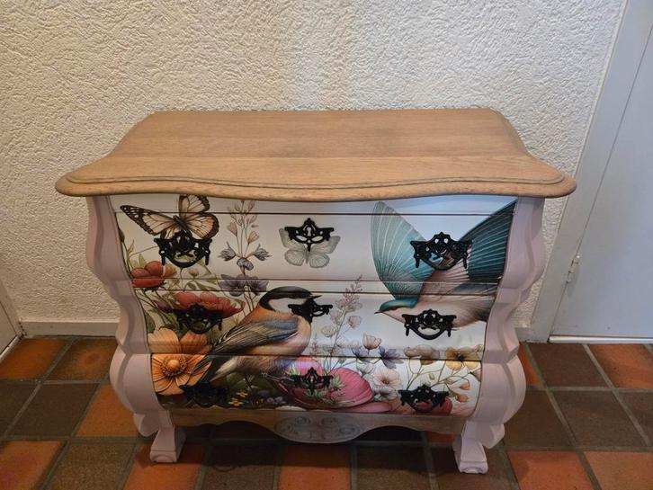 Gerestyld Buikkastje Oudroze, Huis en Inrichting, Kasten | Dressoirs, 50 tot 100 cm, 25 tot 50 cm, Ophalen