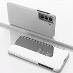 Clear View cover Samsung Galaxy S23 grijs/zilver, Ophalen of Verzenden, Nieuw, Hoesje of Tasje