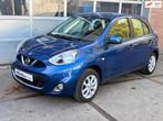 Nissan Micra 1.2 Connect Edition,NAVI,CLIMAT,CRUISE,VERW ST,, Auto's, Voorwielaandrijving, Stof, Gebruikt, Zwart