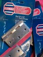 Partij van 8 sets Fermax scharnieren 75x75mm, Onbekend, Nieuw, Ophalen of Verzenden, Onbekend