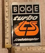 Vintage spiegelsticker Boge TURBO Sto§dempfer sticker, Ophalen of Verzenden, Zo goed als nieuw