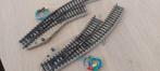 1 paar Märklin el gebogen wissels voor m-rails artnr 5140, Wisselstroom, Rails, Ophalen of Verzenden, Zo goed als nieuw