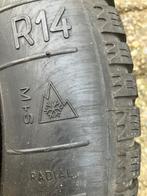Set winterbanden op velg, Auto-onderdelen, Banden en Velgen, Ophalen, 14 inch, Gebruikt, 175 mm