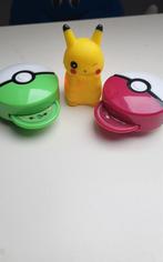 Pokemon Set: Pikachu lampje & Pokéball Schijfjes, Ophalen of Verzenden, Zo goed als nieuw