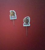 2 Speldjes Barbie, Ophalen of Verzenden, Zo goed als nieuw, Figuurtje, Speldje of Pin