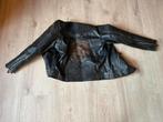 Zwarte Leren Jas - Stoer Design!, Ophalen, Nieuw, Maat 52/54 (L), Zwart