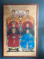 Groot oud Chinees voorouderportret, Ophalen