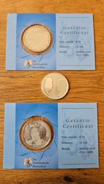 3x Zilveren 10 euro munten - totaal 53,4 gram (0.925), Postzegels en Munten, Munten | Nederland, Setje, Koningin Beatrix, Zilver