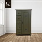 Landelijke klassieke kast, meidenkast, ladekast, spekkast, Ophalen of Verzenden