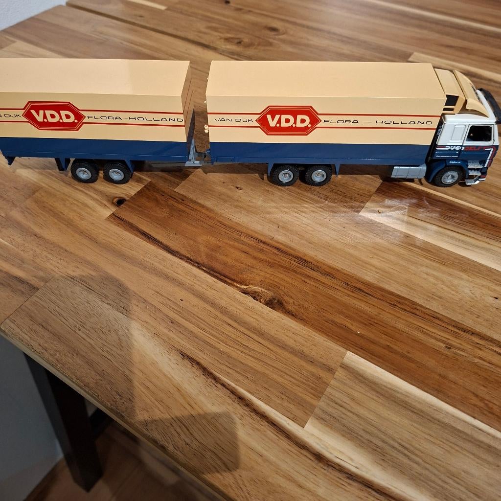 VDD,VAN DIJK DELFT,DYCO SCANIA 143m koeler & wipkar TEKNO., Verzenden, Zo goed als nieuw, Bus of Vrachtwagen, Tekno