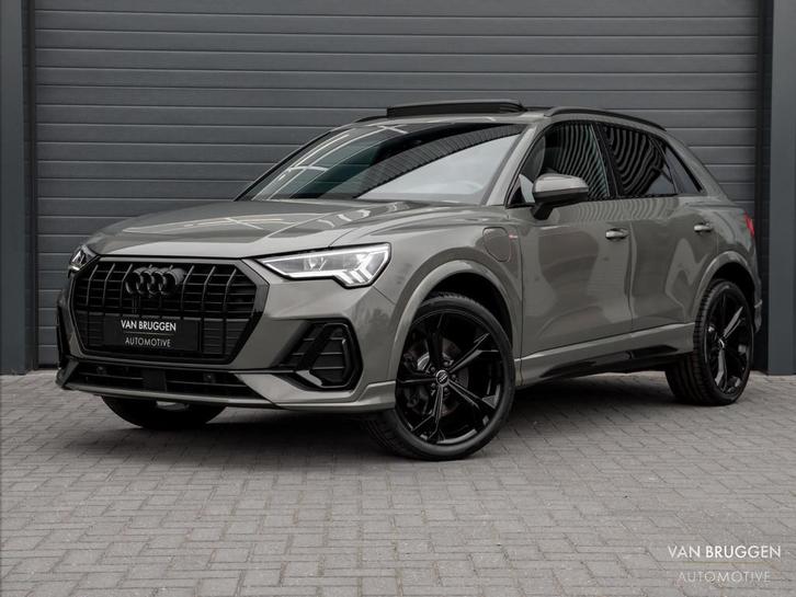 Audi Q3 45 TFSI e S-Line Pano 360 SONOS Leer Sfeer BTW Chron, Auto's, Audi, Bedrijf, Te koop, Q3, 360° camera, ABS, Achteruitrijcamera