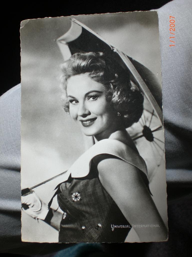 kaart Viginia Mayo, Ophalen of Verzenden, 1940 tot 1960, Ongelopen, Sterren en Beroemdheden