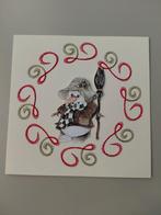 Opleg kaart - borduur - inclusief 3d plaatje - 60, Ophalen of Verzenden, Nieuw, Overige thema's, Overige typen