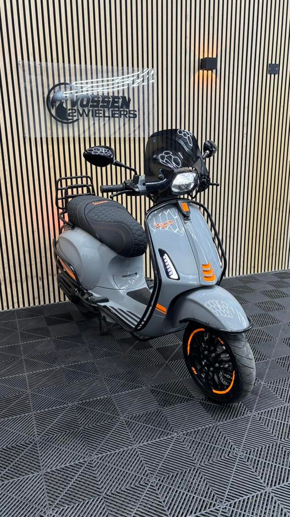Vespa Sprint | Nardo Grey & Orange | 2020 | 4.100 km, Ophalen of Verzenden, Zo goed als nieuw