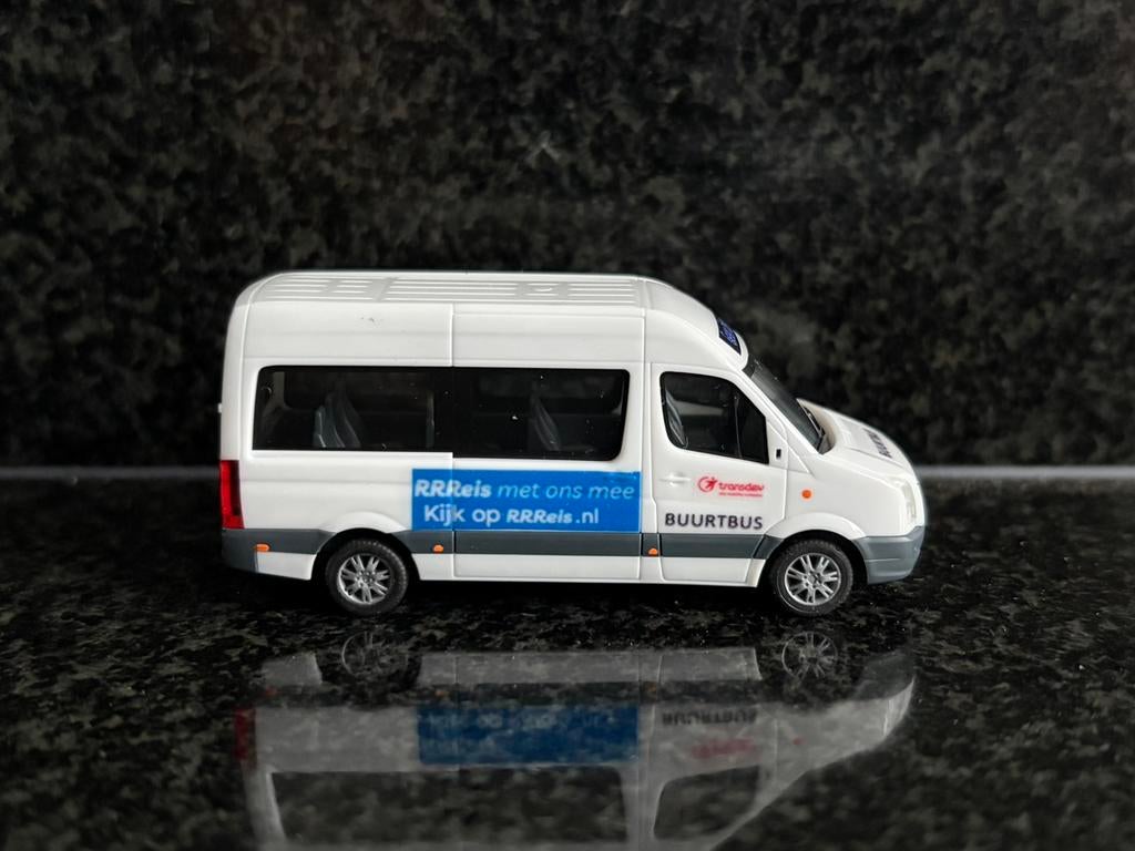 Volkswagen Crafter buurtbus RRREIS transdev buurtbus herpa, Verzenden, Nieuw, Bus of Vrachtwagen, Herpa