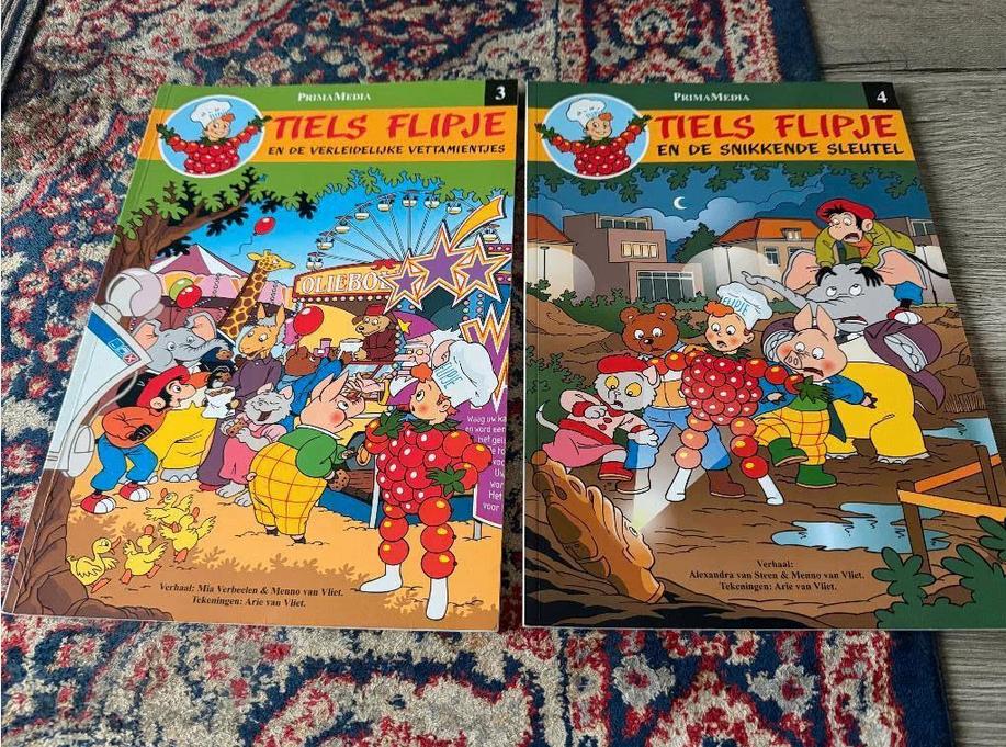 Tiels Flipje. Deel 3 en 4., Boeken, Stripboeken, Meerdere stripboeken, Ophalen of Verzenden, Nieuw