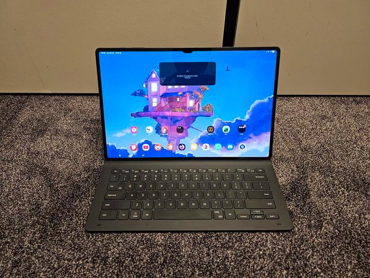 Samsung Galaxy Tab S9 Ultra (256GB) + toetsenbordhoes, Computers en Software, Android Tablets, Zo goed als nieuw, Wi-Fi, 13 inch of meer