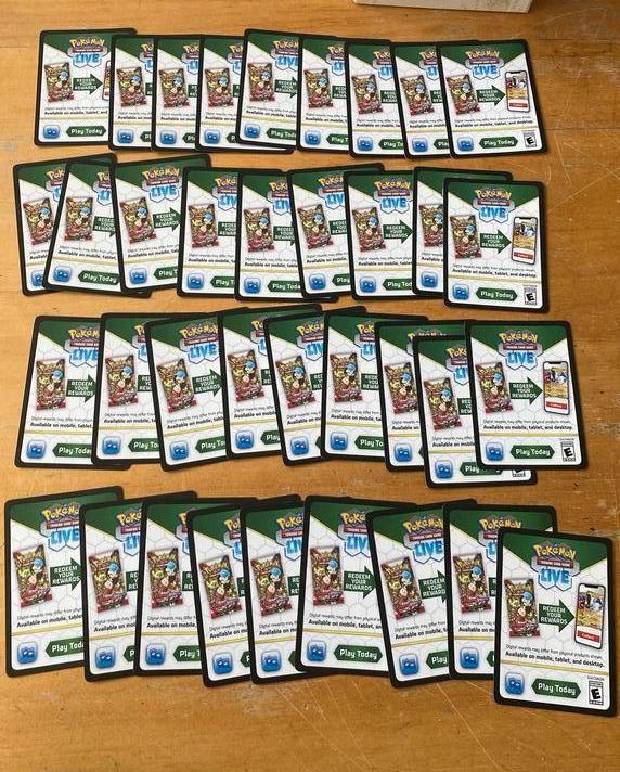Pokemon redeem cards met code x36 - journey together, Ophalen of Verzenden, Nieuw, Meerdere kaarten