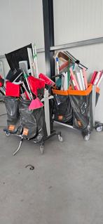 Professionele Schoonmaakkarren met Diverse Benodigdheden, Ophalen of Verzenden, Overige typen