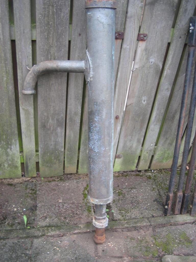 grote koperen pomp met zuiger izgst, Antiek en Kunst, Ophalen, Koper