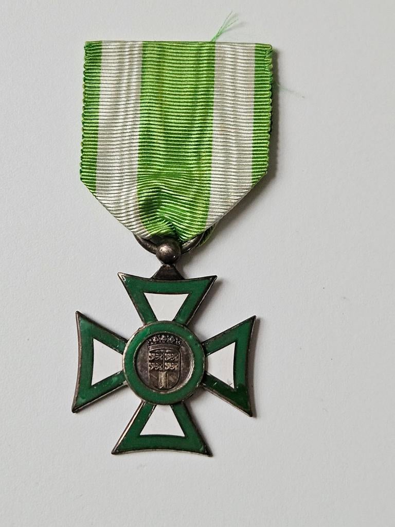 Medaille Kruis burgerwacht Rotterdam Mei 1940 wo2, Verzamelen, Ophalen of Verzenden, Nederland, Lintje, Medaille of Wings