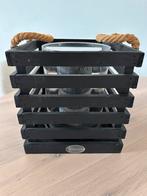 Zwart windlicht Riverdale, Ophalen of Verzenden, Zo goed als nieuw