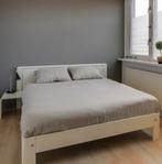Auping Auronde bed 160x200 cm met verstelbare bodems, Ophalen, Wit, Tweepersoons, 200 cm