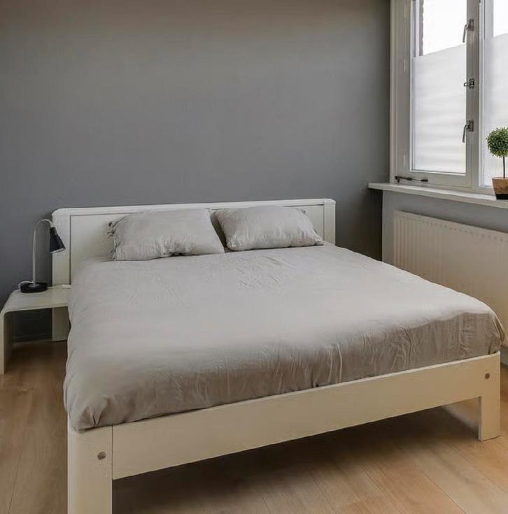 Auping Auronde bed 160x200 cm met verstelbare bodems, Huis en Inrichting, Slaapkamer | Bedden, Gebruikt, Tweepersoons, 160 cm