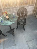 Heel mooie Bistro set 2 Stoelen en tafel, Tuin en Terras, Overige materialen, Bijzettafel, Zo goed als nieuw, Tuinset
