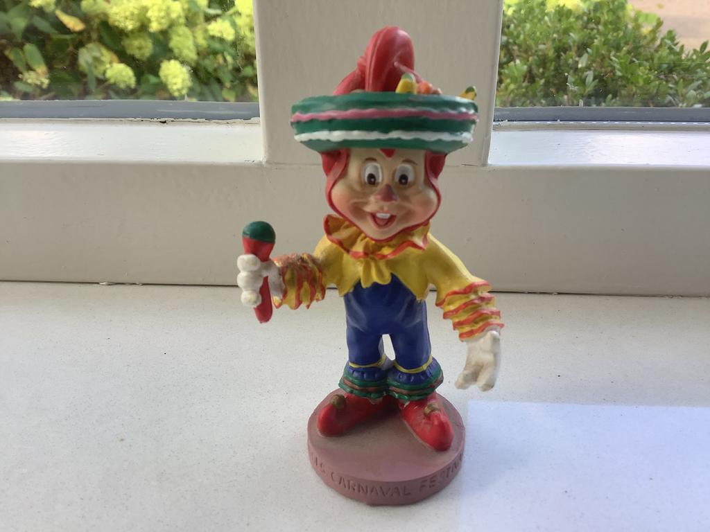 Efteling poppetje Pardoes carnaval festival figuur figuurtje, Ophalen of Verzenden, Zo goed als nieuw, Beeldje of Poppetje
