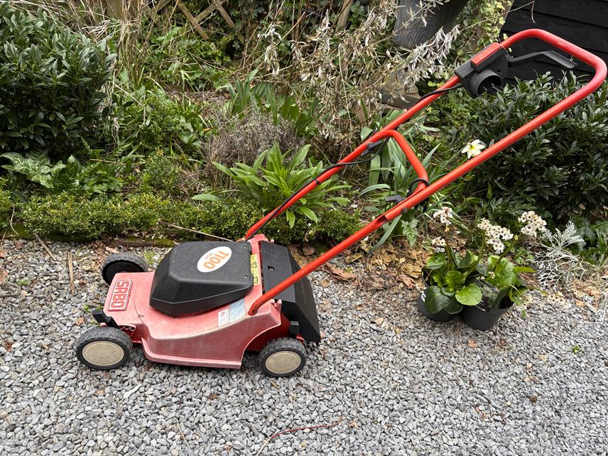 grasmaaier, Tuin en Terras, Cirkelmaaier, Gebruikt, Elektrische grasmaaier, Opvangzak