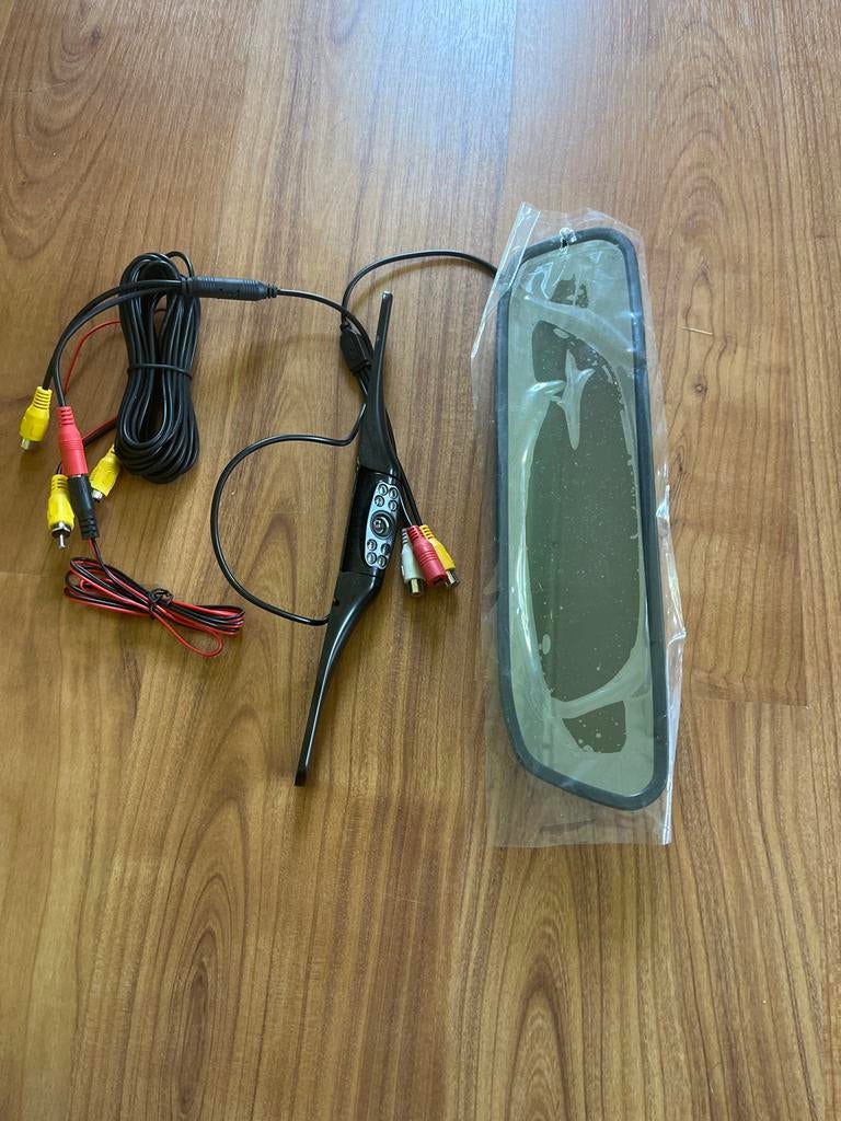 Achteruitrijcamera met spiegelmonitor, Ophalen of Verzenden, Nieuw