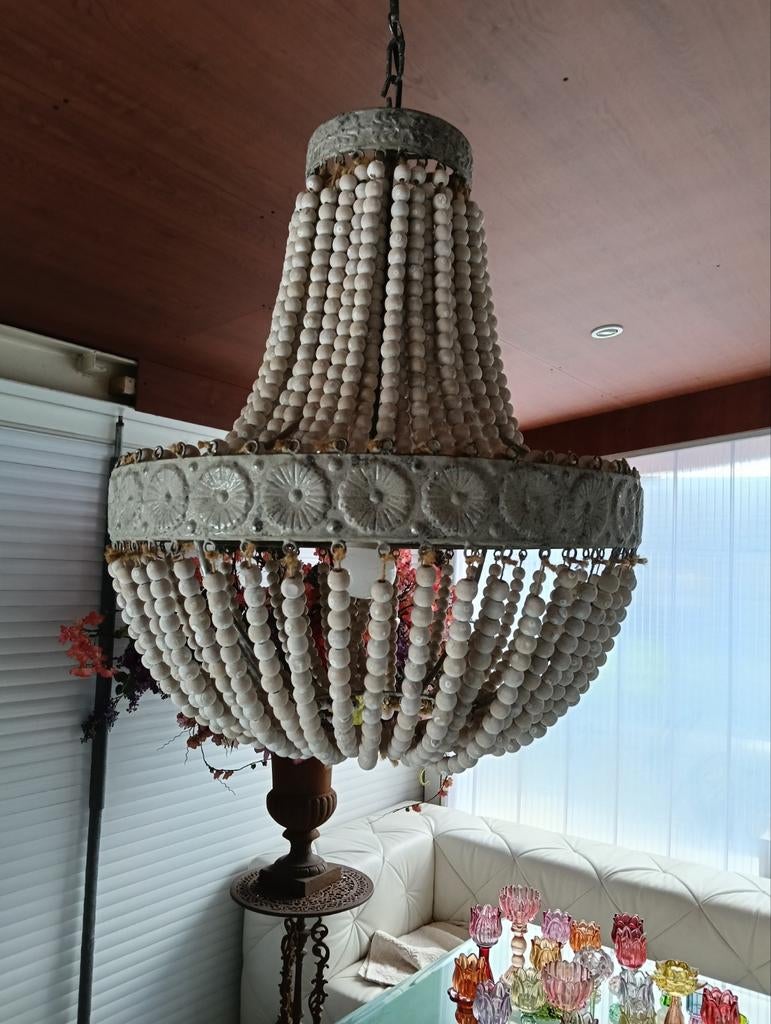 Grote kralen hanglamp., Ophalen of Verzenden, Zo goed als nieuw