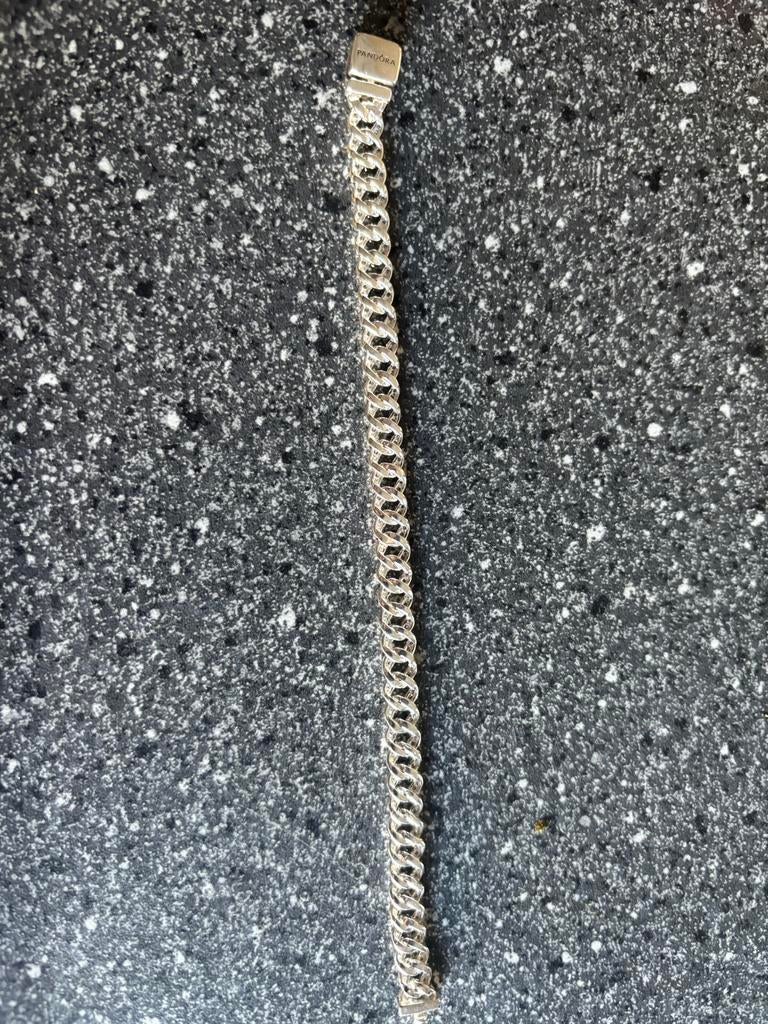 Stijlvolle Pandora Armband - Zilverkleurig, Ophalen of Verzenden, Nieuw, Zilver