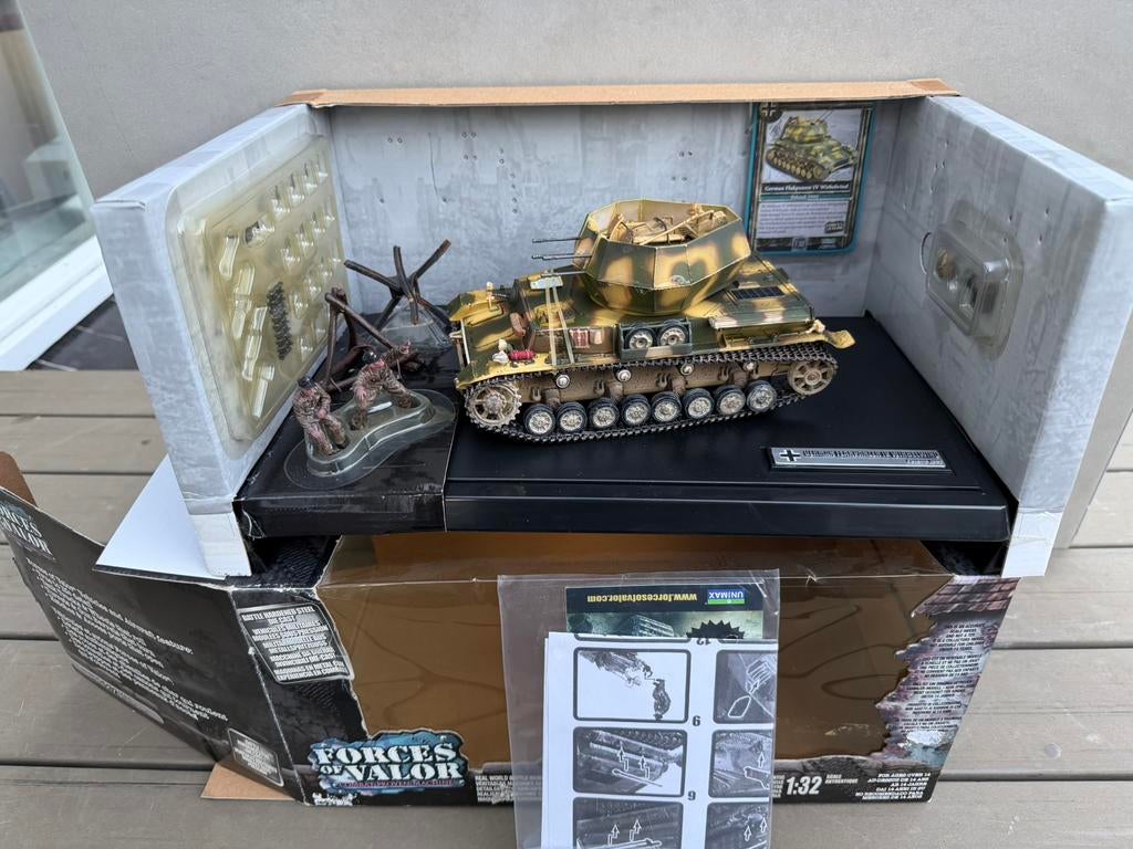 1/32 FORCES OF VALOR GERMAN FLAK PANZER, Ophalen of Verzenden, 1:32 tot 1:50, Overige merken