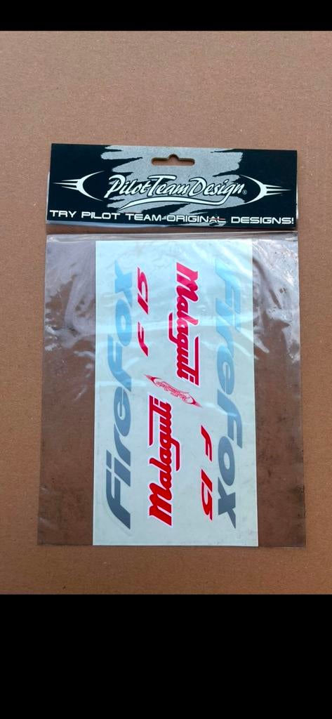 Malaguti firefox stickerset nieuw, Fietsen en Brommers, Brommeronderdelen | Scooters, Nieuw, Overige merken, Overige typen, Ophalen of Verzenden