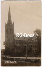 Ansichtkaart - Fotokaart Kerk Obdam ca. 1920, Ophalen of Verzenden, Voor 1920, Gelopen, Noord-Holland