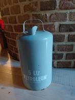 Vintage 5 Liter Petroleum Kan - Emaille, Ophalen of Verzenden