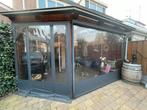 Elektrisch afdekzeil/screen & deurzeil voor veranda/serre, Tuin en Terras, Ophalen, Gebruikt, Veranda