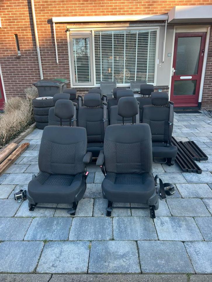 2 voorstoelen compleet  3p gordels zelfbouwcamper oldtimer, Auto-onderdelen, Interieur en Bekleding, Citroën, Gebruikt, Ophalen