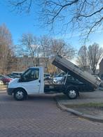 Ford Transit kipper 2.4 2010 euro5 open laadbak chassie, Auto's, Bestelauto's, 2275 kg, 100 pk, Origineel Nederlands, Diesel