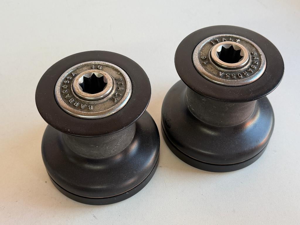 2 x Barbarossa Harken 16 two speed lier, Watersport en Boten, Ophalen of Verzenden, Gebruikt, Overige typen