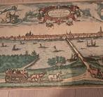 Ingekleurde gravure Kampen, Antiek en Kunst, Ophalen of Verzenden