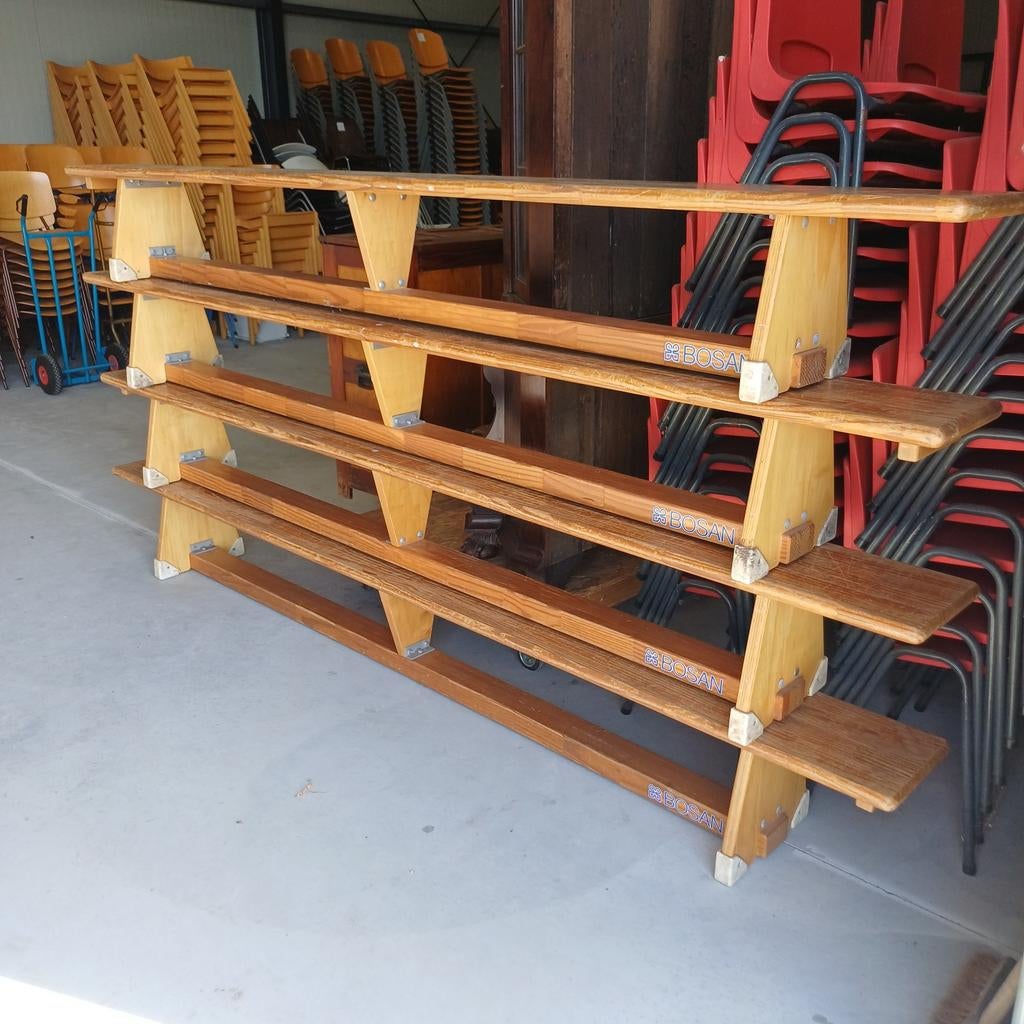 LET OP NOG 1 x vintage gymzaalbank turnbank gymbank, Ophalen, Gebruikt, Materiaal