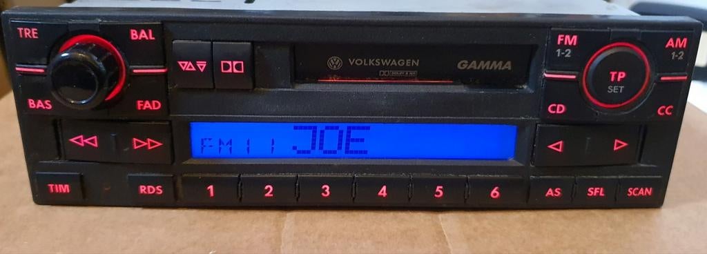 Volkswagen Gamma 5 autoradio met code, Auto diversen, Ophalen of Verzenden