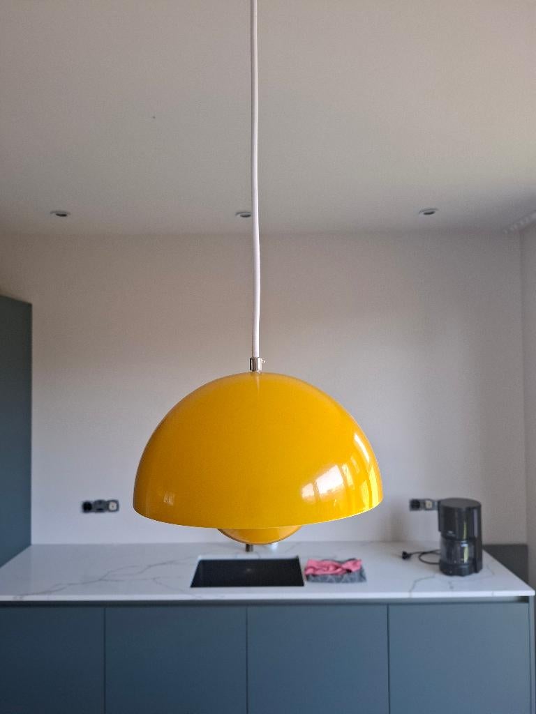 Hanglamp 3 stuks (kookeiland), Huis en Inrichting, Lampen | Hanglampen, Ophalen of Verzenden, Zo goed als nieuw, Minder dan 50 cm